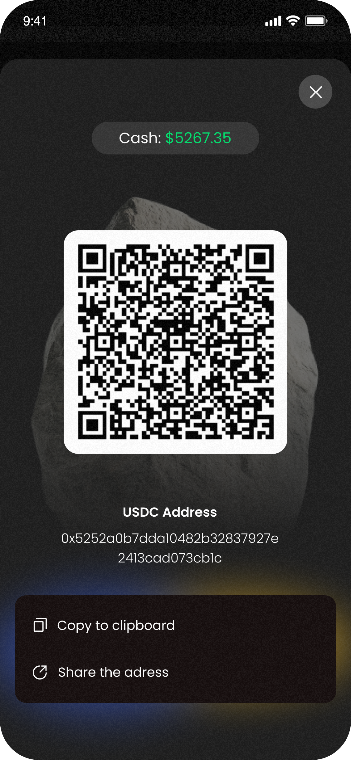 Rockbit Receive USDC